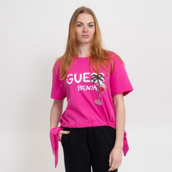 Guess ss nodo crop tee m