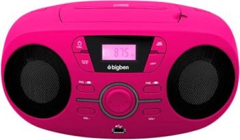 Bigben CD61RUSB Pink Stolní hudební prehřávač