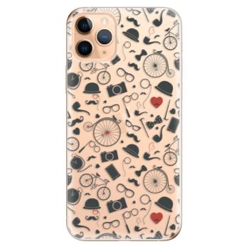 Odolné silikonové pouzdro iSaprio - Vintage Pattern 01 - black - iPhone 11 Pro Max