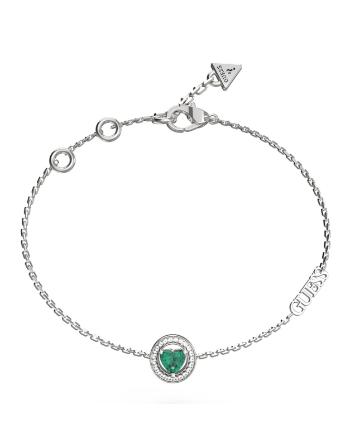 Guess Něžný ocelový náramek se zirkony M`ama Non M`ama JUBB04668JWRHEM 14,5 cm
