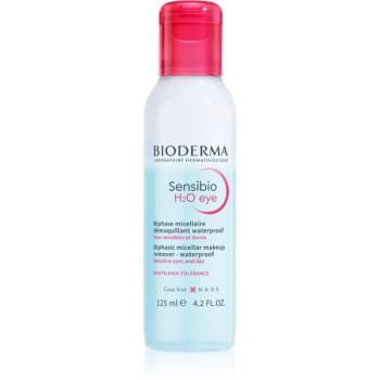 Bioderma Sensibio H2O eye dvoufázová micelární voda pro oči a rty 125 ml