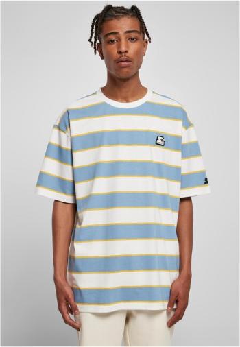 Starter Block Stripes Tee wht/hrznblu/clfrniyllw - XL