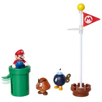 Sada figurek Super Mario 6 cm Acorn plains