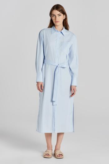 ŠATY GANT REL POPLIN SHIRT DRESS LIGHT BLUE