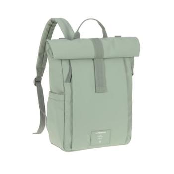 LÄSSIG Výměna batohu Rolltop Up Backpack silver green