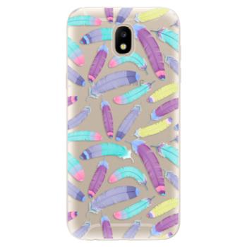 Odolné silikonové pouzdro iSaprio - Feather Pattern 01 - Samsung Galaxy J5 2017