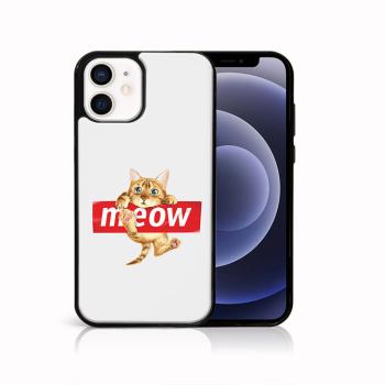 MY ART Ochranný obal pre Apple iPhone 12 mini MEOW (183)