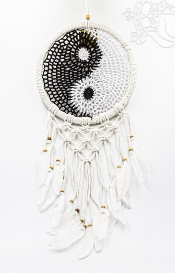 Álomfogó, jin-jang - 22 cm