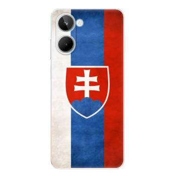 Odolné silikonové pouzdro iSaprio - Slovakia Flag - Realme 10