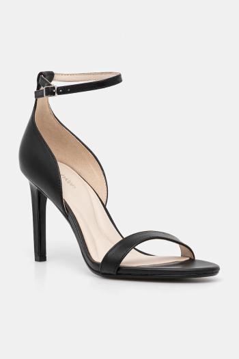 Calvin Klein szandál HEEL SANDAL 90 - LTH fekete, HW0HW02337