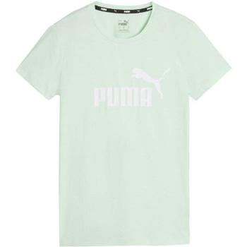 Puma ESSENTIALS LOGO TEE (S) Dámské triko, světle zelená, velikost