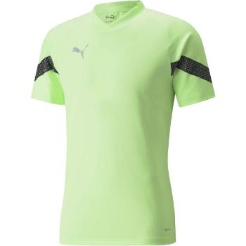 Puma TEAMFINAL TRAINING JERSEY TEE Pánské sportovní triko, světle zelená, velikost