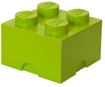 Tároló doboz LEGO tárolódoboz 4 250 x 250 x 180 mm - lime zöld