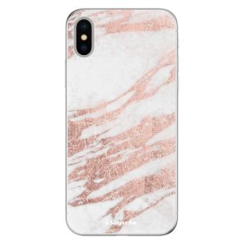 Odolné silikonové pouzdro iSaprio - RoseGold 10 - iPhone X