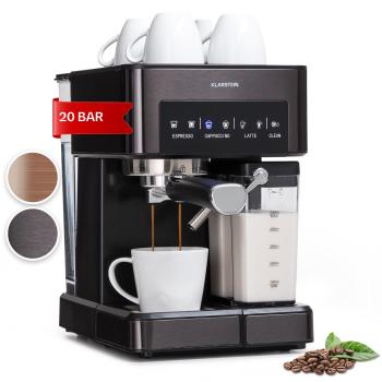 Klarstein Arabica Comfort, espresso kávovar, 1350 W, 20 bar, 1,8 l, dotykový displej