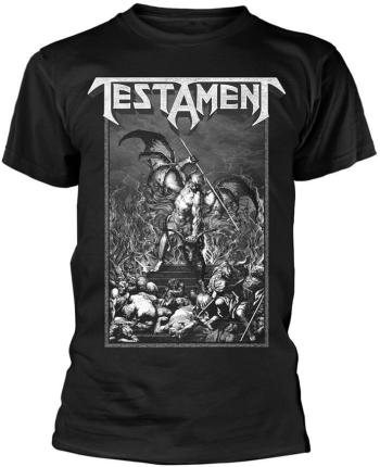 Testament Tričko Pitchfork Horns Unisex Black 2XL