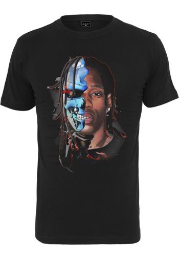 Mr. Tee Half Face Tee black - XXL