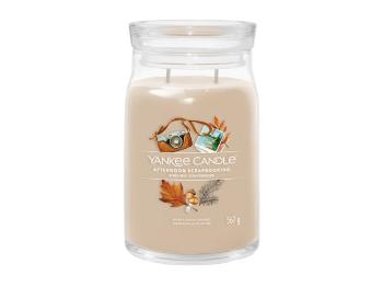 Yankee Candle Aromatická svíčka Signature sklo velké Afternoon Scrapbooking 567 g