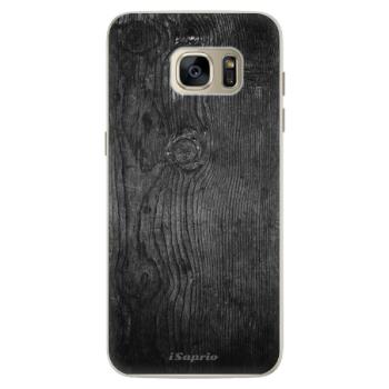 Silikonové pouzdro iSaprio - Black Wood 13 - Samsung Galaxy S7