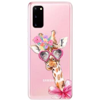 iSaprio Lady Giraffe pro Samsung Galaxy S20 (ladgir-TPU2_S20)