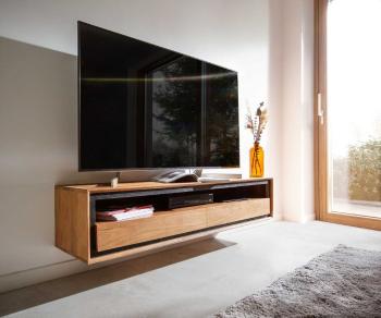 TV stolek Stonegrace 145 cm akácie přírodní 1 přihrádka 2
