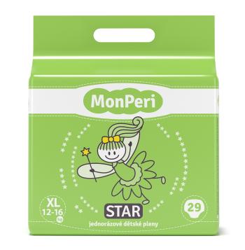 MonPeri Star XL 12-16 kg dětské pleny 29 ks