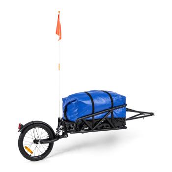 KLARFIT Follower, přívěs za kolo, transportní taška, sada, 120 l, 16'' kolo, nosnost 35 kg