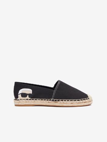 Karl Lagerfeld Kamini Embro Espadrilky Černá