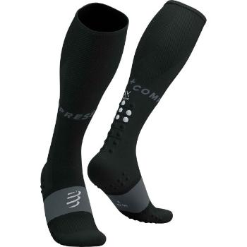 Compressport FULL SOCKS OXYGEN Kompresní běžecké podkolenky, černá, velikost