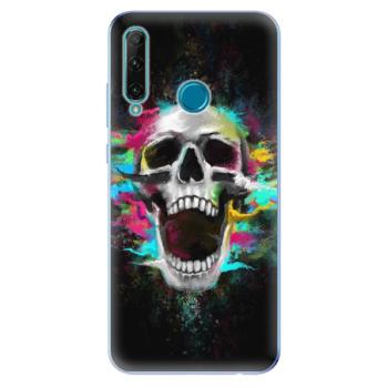 Odolné silikonové pouzdro iSaprio - Skull in Colors - Honor 20e