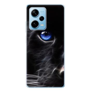 Odolné silikonové pouzdro iSaprio - Black Puma - Xiaomi Redmi Note 12 Pro+ 5G