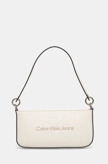 Kabelka Calvin Klein Jeans béžová barva, K60K610679