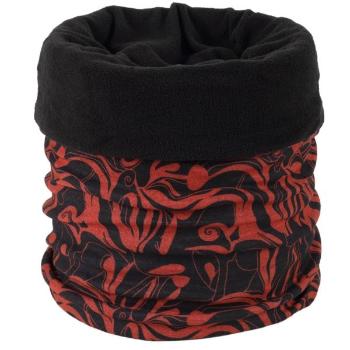 Finmark MULTIFUNCTIONAL SCARF WITH FLEECE Multifunkční šátek s fleecem, černá, velikost