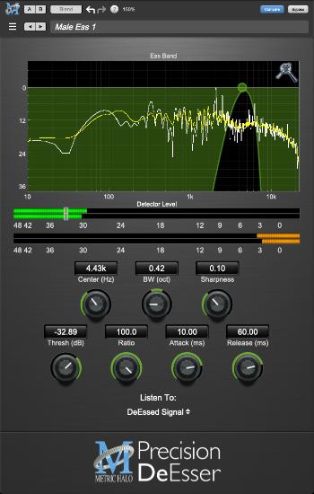 Metric Halo MH Precision DeEsser v4 (Digitální produkt)