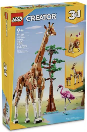 Divoká zvířata ze safari - Lego Creator