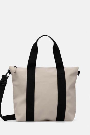 Taška Rains Tote Bag Mini W3 béžová barva, 14160-26