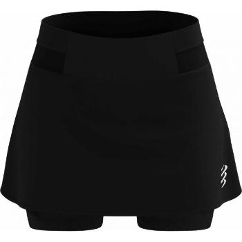 Compressport PERFORMANCE SKIRT W Dámská běžecká sukýnka, černá, velikost