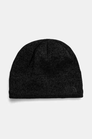 Čepice z vlněné směsi The North Face Jim Beanie černá barva, NF0A8CQ2KS71