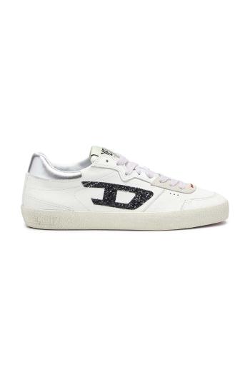 Kožené sneakers boty Diesel S-Leroji Low W bílá barva, Y03340-P6894-H1527