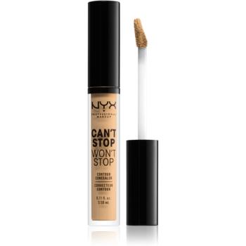 NYX Professional Makeup Can't Stop Won't Stop tekutý korektor odstín 08 True Beige 3.5 ml