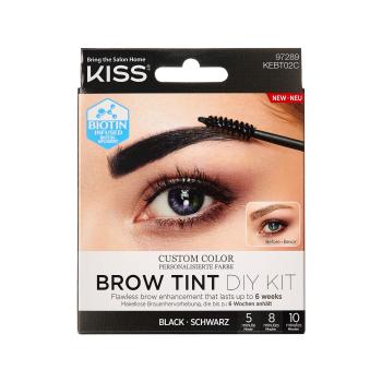 KISS Sada na barvení obočí Brow Tint Diy Kit 20 ml Black