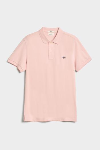 POLOKOŠILE GANT SLIM SHIELD SS PIQUE POLO FADED PINK