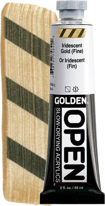 Golden Artist Colors Open Akrylová barva Iridescent Gold (Fin) 59 ml 1 ks