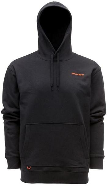 Grundéns mikina displacement dwr hoodie logo anchor black - xxl