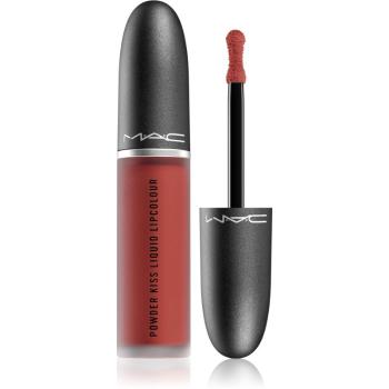 MAC Cosmetics Powder Kiss Liquid Lipcolour matná tekutá rtěnka odstín Marrakesh-Mere 5 ml