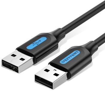 Adatkábel Vention USB 2.0 Male to USB Male Cable 3m Black PVC Type