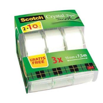 3M SCOTCH Ragasztószalag, adagolón, kézi, 19 mm x 7,5 m, 3M SCOTC...