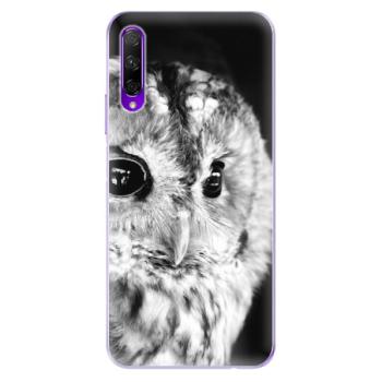 Odolné silikonové pouzdro iSaprio - BW Owl - Honor 9X Pro