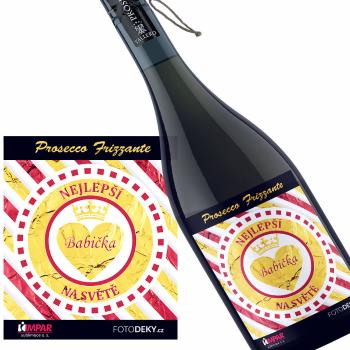 Víno Nejlepší babička – pruhované (Druh Vína: Prosecco)