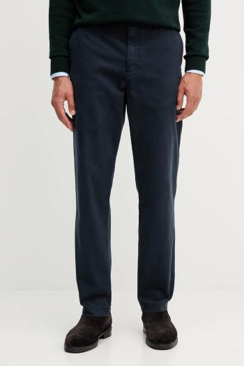 Nohavice Aeronautica Militare tmavomodrá farba, rovný strih, PA1692UCT04234